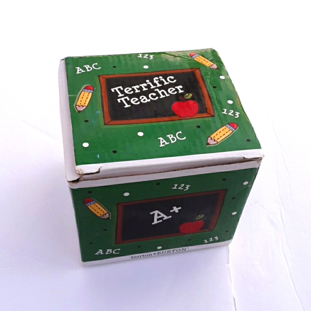 Terrific Teacher A+ Green Coffee Mug